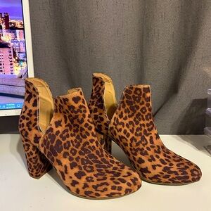 Leopard print Lane Bryant Heels
